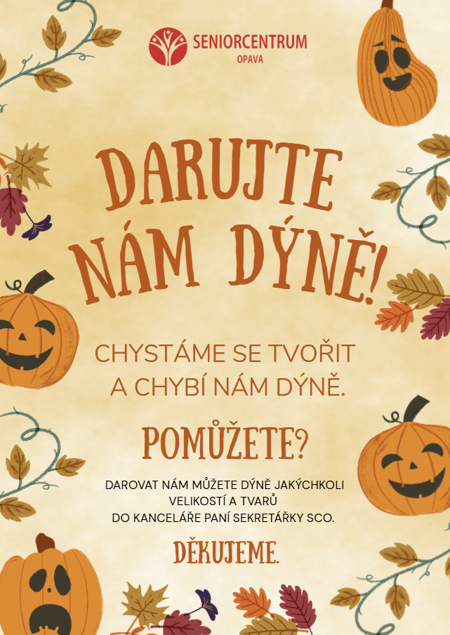 Darujte nám dýně! 
