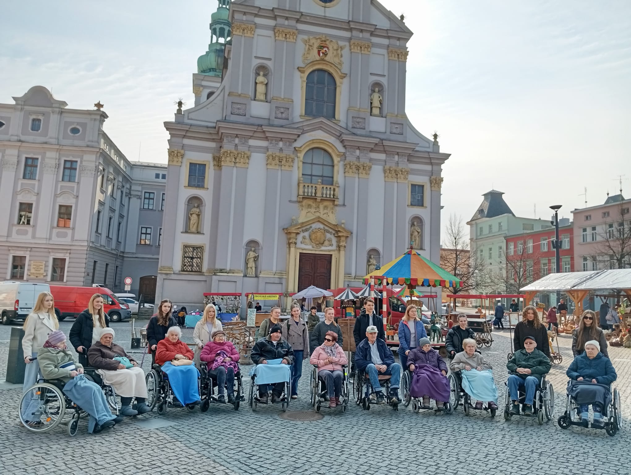 Velikonoční atmosféra v centru Opavy potěšila naše klienty