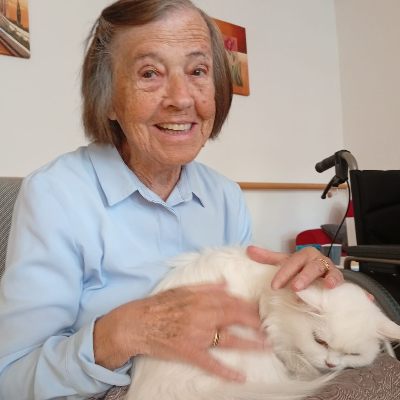 Felinoterapie podruhé: Klienty SCO navštívila kočička Lola